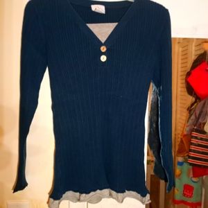 Green oh babby large top